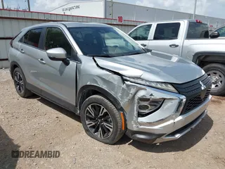 2025 Mitsubishi Eclipse Cross SE with VIN JA4ATWAA7SZ012449, listed as a IAAI auction lot 42533567 with 7,584 mi miles and . Bid and sale history available at DreamBid. Image 1.