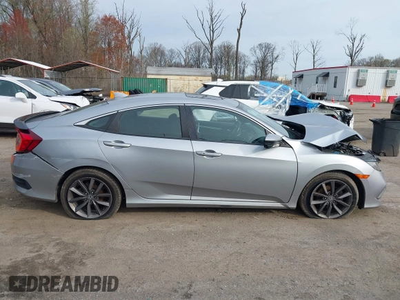 2020 Honda Civic Sedan EX with VIN 19XFC1F30LE213339, listed as a IAAI auction lot 41918192 with 89,363 mi miles. Bid and sale history available at carsss.com. Image 12.