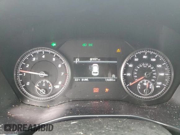 2023 Hyundai Santa Fe SE z VIN 5NMS1DAJ6PH653821, wystawiony jako Copart lot #46329095 z przebiegiem 14 680 mil mil oraz Nie do naprawy • Non repairable. Historia ofert i sprzedaży dostępna na DreamBid. Obrazek 9.
