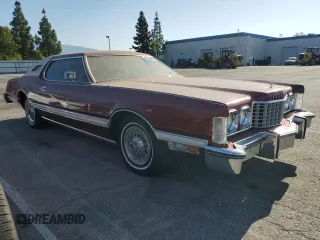 1976 Ford Thunderbird z VIN 6Y87A116695, wystawiony jako Copart lot #58666525 z przebiegiem 58 832 mil mil oraz Czysty tytuł • Clean title. Historia ofert i sprzedaży dostępna na DreamBid. Obrazek 4.