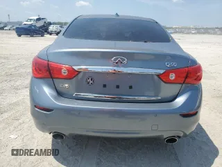 2017 Infiniti Q50 Premium with VIN JN1EV7AR3HM836681, listed as a Copart auction lot 61333735 with 49,857 mi miles and Salvage title. Bid and sale history available at DreamBid. Image 6.