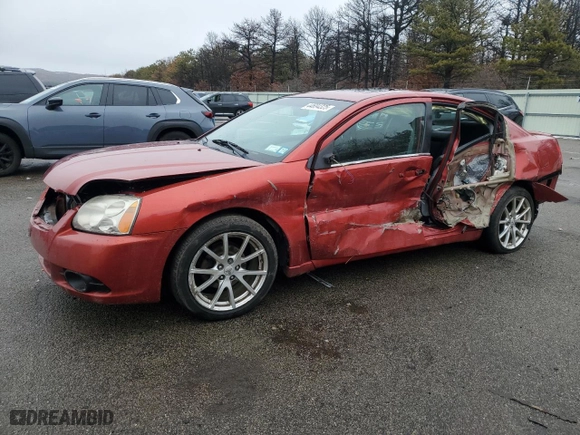 2012 Mitsubishi Galant ES with VIN 4A32B3FF9CE009199, listed as a Copart auction lot 44694325 with 91,537 mi miles and Salvage Title. Bid and sale history available at carsss.com. Image 1.