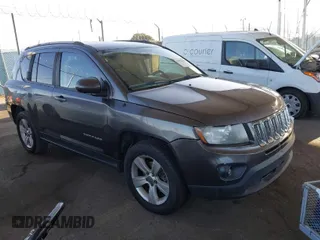 2016 Jeep Compass Latitude with VIN 1C4NJDEB2GD685383, listed as a IAAI auction lot 41968450 with 273,938 mi miles. Bid and sale history available at carsss.com. Image 1.