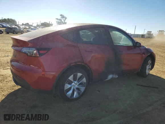 2023 Tesla Model Y Long Range with VIN 7SAYGDEE6PA167386, listed as a Copart auction lot 88166755 with Not Provided miles and Salvage Title. Bid and sale history available at DreamBid. Image 3.