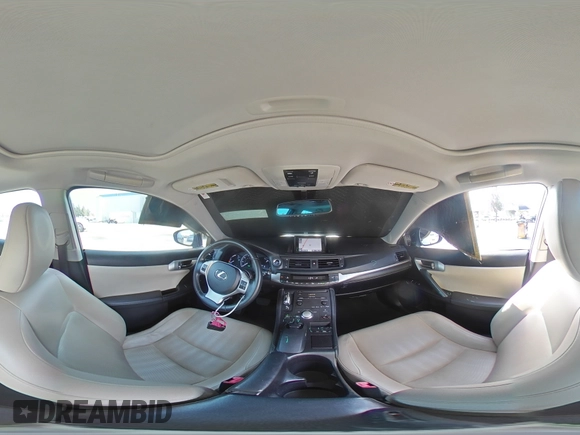 2013 Lexus CT 200h with VIN JTHKD5BH8D2123969, listed as a Copart auction lot 59513835 with 90,176 mi miles and Salvage title. Bid and sale history available at DreamBid. Image 14.