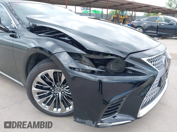 2020 Lexus LS 500 with VIN JTHD51FF1L5011017, listed as a IAAI auction lot 42061399 with 31,341 mi miles and . Bid and sale history available at DreamBid. Image 20.
