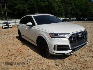 2021 Audi Q7 Premium Plus with VIN WA1LJAF72MD034440, listed as a Copart auction lot 58164365 with Not provided miles and Salvage title. Bid and sale history available at DreamBid. Image 14.