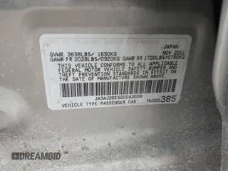 2002 Mitsubishi Lancer ES with VIN JA3AJ26E62U043039, listed as a IAAI auction lot 41600217 with 141,217 mi miles. Bid and sale history available at carsss.com. Image 9.
