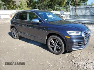 2018 Audi SQ5 Premium Plus with VIN WA1A4AFY7J2249312, listed as a Copart auction lot 74194984 with 80,446 mi miles and Salvage Title. Bid and sale history available at DreamBid. Image 4.