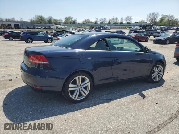2012 Volkswagen Eos Lux with VIN WVWFW7AH0CV004840, listed as a Copart auction lot 51709625 with 98,724 mi miles and Clean Title. Bid and sale history available at DreamBid. Image 3.