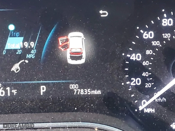 2019 Toyota Avalon XLE with VIN 4T1BZ1FB3KU033885, listed as a IAAI auction lot 41774796 with 77,835 mi miles. Bid and sale history available at carsss.com. Image 15.
