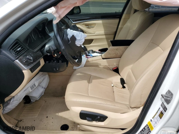 2015 BMW 5 Series 528i xDrive with VIN WBA5A7C58FD621858, listed as a Copart auction lot 51791735 with 0 mi miles and Salvage Title. Bid and sale history available at carsss.com. Image 7.