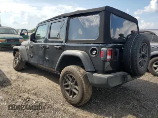 2024 Jeep Wrangler Sport S z VIN 1C4PJXDGXRW334039, wystawiony jako Copart lot #54206225 z przebiegiem 13 528 mil mil oraz Szkoda całkowita • Salvage title. Historia ofert i sprzedaży dostępna na DreamBid. Obrazek 2.