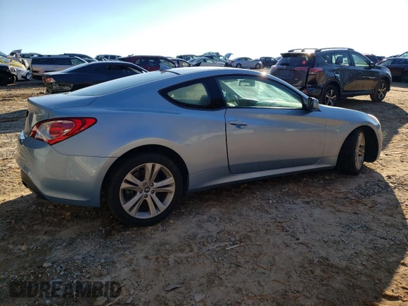 2011 Hyundai Genesis Coupe with VIN KMHHT6KD2BU052167, listed as a Copart auction lot 41340295 with 117,048 mi miles and Salvage title. Bid and sale history available at DreamBid. Image 3.