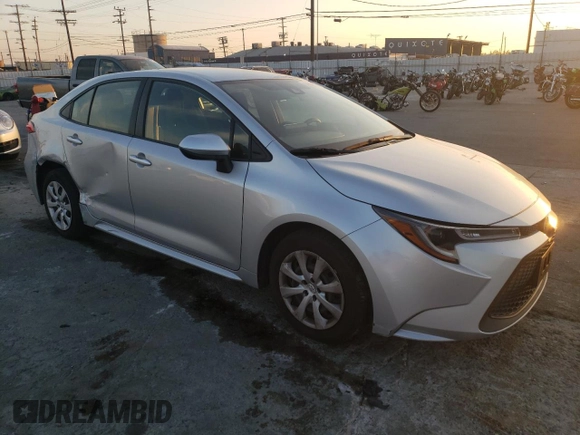 2022 Toyota Corolla LE with VIN JTDEPMAE5NJ227723, listed as a Copart auction lot 83237564 with 38,831 mi miles and Salvage Title. Bid and sale history available at carsss.com. Image 4.