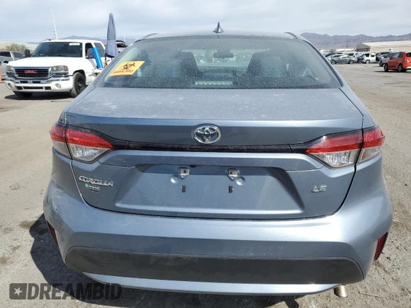 2021 Toyota Corolla LE with VIN 5YFEPMAEXMP212600, listed as a Copart auction lot 50025145 with 66,365 mi miles and Salvage Title. Bid and sale history available at carsss.com. Image 6.