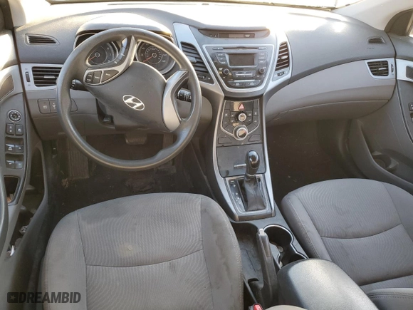 2016 Hyundai Elantra SE with VIN 5NPDH4AE1GH709982, listed as a Copart auction lot 84433434 with 0 mi miles and Salvage Title. Bid and sale history available at carsss.com. Image 8.