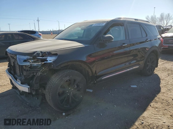 2021 Ford Explorer Platinum with VIN 1FM5K8HC1MGB21836, listed as a Copart auction lot 42289045 with 48,303 mi miles and Salvage Title. Bid and sale history available at carsss.com. Image 1.