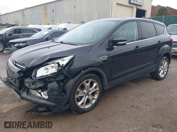 2013 Ford Escape SEL with VIN 1FMCU9H93DUC79592, listed as a IAAI auction lot 42039037 with 63,020 mi miles and . Bid and sale history available at DreamBid. Image 2.
