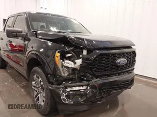 2021 Ford F-150 XL with VIN 1FTFW1E51MFD11166, listed as a IAAI auction lot 41883197 with 33,303 mi miles. Bid and sale history available at carsss.com. Image 19.