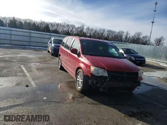 2014 Dodge Grand Caravan SXT with VIN 2C4RDGCG6ER388815, listed as a Copart auction lot 46123225 with 153,867 mi miles and Salvage Title. Bid and sale history available at DreamBid. Image 12.