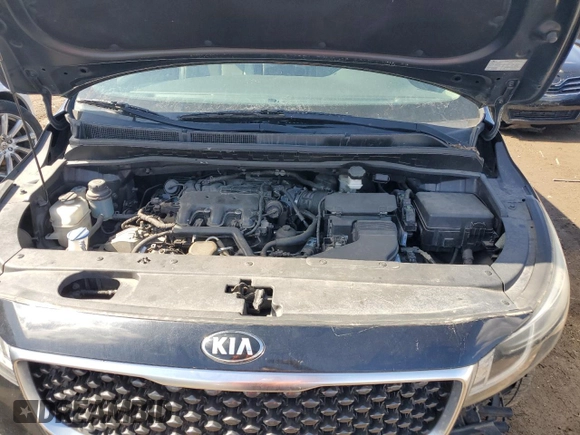 2015 Kia Sedona EX with VIN KNDMC5C19F6025057, listed as a Copart auction lot 50420385 with 145,390 mi miles and Salvage Title. Bid and sale history available at carsss.com. Image 12.