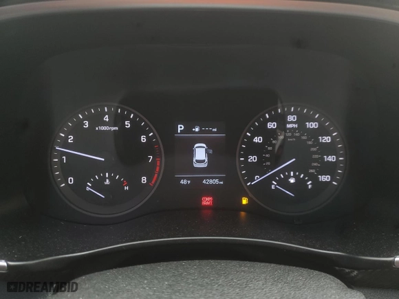 2019 Hyundai Tucson SE with VIN KM8J2CA42KU039228, listed as a Copart auction lot 48488815 with 42,805 mi miles and Salvage Title. Bid and sale history available at carsss.com. Image 9.