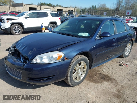2012 Chevrolet Impala LT Retail with VIN 2G1WB5E33C1249625, listed as a IAAI auction lot 42132833 with 168,931 mi miles and . Bid and sale history available at DreamBid. Image 2.