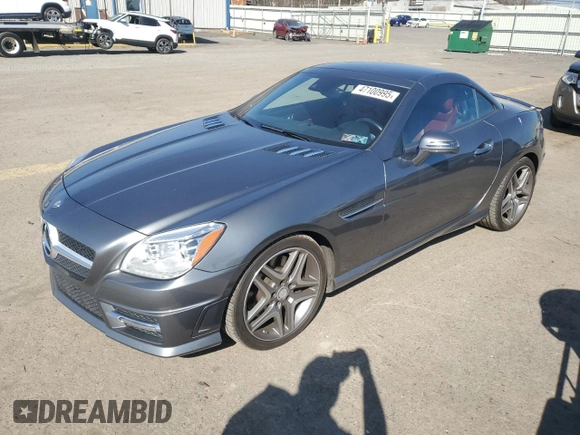 2016 Mercedes-Benz SLK 350 z VIN WDDPK5HA0GF117609, wystawiony jako Copart lot #47100995 z przebiegiem 41 556 mil mil oraz Czysty tytuł • Clean title. Historia ofert i sprzedaży dostępna na DreamBid. Obrazek 1.