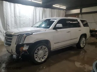 2019 Cadillac Escalade Platinum with VIN 1GYS4DKJ6KR190325, listed as a Copart auction lot 46268115 with 73,725 mi miles and Salvage Title. Bid and sale history available at carsss.com. Image 1.