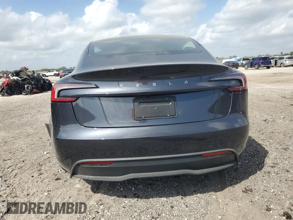 2024 Tesla Model 3 with VIN 5YJ3E1EA5RF742432, listed as a Copart auction lot 47646525 with 3,792 mi miles and Non Repairable. Bid and sale history available at DreamBid. Image 6.
