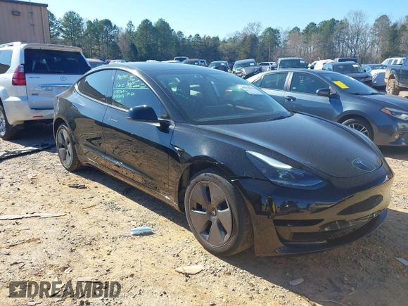 2023 Tesla Model 3 Long Range with VIN 5YJ3E1EB6PF634116, listed as a IAAI auction lot 41814670 with 47,801 mi miles and . Bid and sale history available at DreamBid. Image 1.
