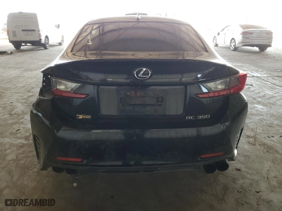 2015 Lexus RC 350 with VIN JTHHE5BC1F5008725, listed as a Copart auction lot 72720024 with 113,460 mi miles and Salvage Title. Bid and sale history available at carsss.com. Image 6.