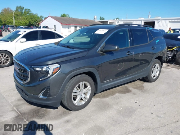 2019 GMC Terrain SLE with VIN 3GKALMEV4KL239486, listed as a IAAI auction lot 41825027 with 66,489 mi miles. Bid and sale history available at carsss.com. Image 18.