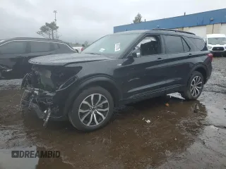 2024 Ford Explorer ST-Line z VIN 1FMSK8KH6RGA77749, wystawiony jako Copart lot #56737785 z przebiegiem 9 857 mil mil oraz Czysty tytuł • Clean title. Historia ofert i sprzedaży dostępna na DreamBid. Obrazek 1.