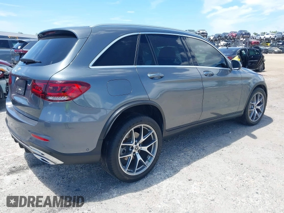 2020 Mercedes-Benz GLC 300 with VIN W1N0G8DB8LF780474, listed as a IAAI auction lot 42476376 with 66,690 mi miles and . Bid and sale history available at DreamBid. Image 4.