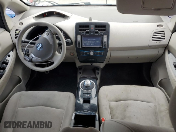 2012 Nissan LEAF SL with VIN JN1AZ0CP4CT019594, listed as a Copart auction lot 56003495 with 62,110 mi miles and Clean Title. Bid and sale history available at DreamBid. Image 8.