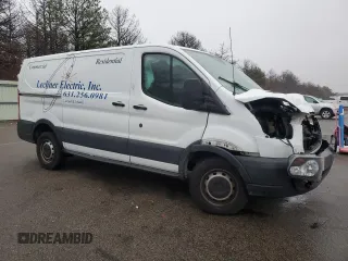 2018 Ford Transit with VIN 1FTYR1YM5JKA77054, listed as a Copart auction lot 81614404 with Not provided miles and Salvage title. Bid and sale history available at DreamBid. Image 4.
