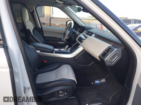 2022 Land Rover Range Rover Sport SVR with VIN SALWZ2RE1NA236189, listed as a IAAI auction lot 41950258 with 46,214 mi miles and . Bid and sale history available at DreamBid. Image 5.