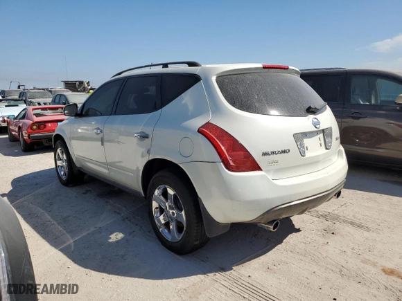 2004 Nissan Murano SL with VIN JN8AZ08W54W309053, listed as a Copart auction lot 74856154 with 0 mi miles and Salvage Title. Bid and sale history available at carsss.com. Image 2.