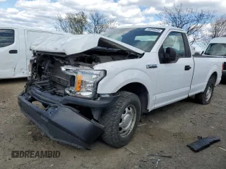 2019 Ford F-150 XL with VIN 1FTMF1CB3KKD32329, listed as a Copart auction lot 49386435 with 219,055 mi miles and Salvage Title. Bid and sale history available at carsss.com. Image 1.