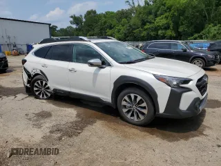 2025 Subaru Outback Touring with VIN 4S4BTAPC5S3149300, listed as a Copart auction lot 58577175 with 4,256 mi miles and Salvage title. Bid and sale history available at DreamBid. Image 4.