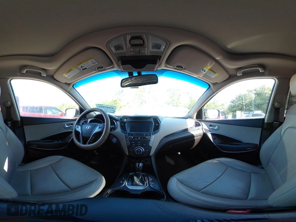 2017 Hyundai Santa Fe 2.4L with VIN 5XYZUDLBXHG397691, listed as a IAAI auction lot 42687035 with 115,563 mi miles and . Bid and sale history available at DreamBid. Image 18.