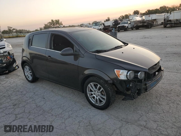 2016 Chevrolet Sonic LT with VIN 1G1JC6SH3G4104723, listed as a Copart auction lot 69206884 with 89,307 mi miles and Salvage Title. Bid and sale history available at carsss.com. Image 4.