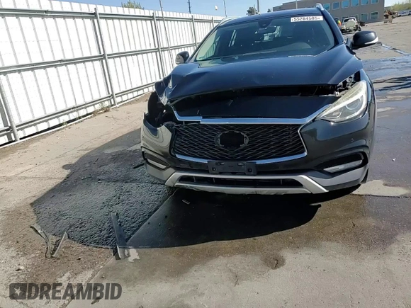 2017 Infiniti QX30 Premium with VIN SJKCH5CR0HA026923, listed as a Copart auction lot 55284585 with 114,868 mi miles and Salvage title. Bid and sale history available at DreamBid. Image 14.