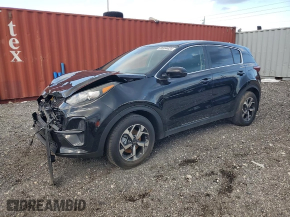 2021 Kia Sportage LX with VIN KNDPM3AC2M7874313, listed as a Copart auction lot 86954424 with Not Provided miles and Salvage Title. Bid and sale history available at carsss.com. Image 1.