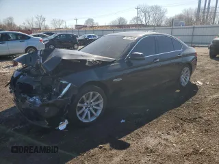2014 BMW 5 Series 535i xDrive with VIN WBA5B3C54ED538450, listed as a Copart auction lot 48173485 with 74,056 mi miles and Salvage Title. Bid and sale history available at carsss.com. Image 1.