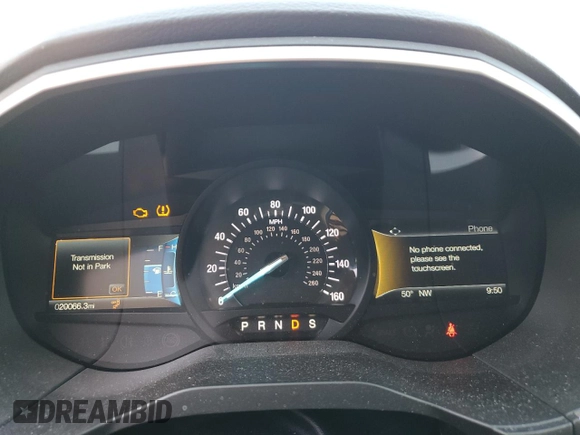 2019 Ford Edge SEL with VIN 2FMPK3J98KBC57833, listed as a Copart auction lot 62518365 with 20,066 mi miles and Salvage title. Bid and sale history available at DreamBid. Image 9.