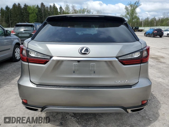 2021 Lexus RX 350 with VIN 2T2AZMDA2MC285201, listed as a Copart auction lot 56396395 with 17,414 mi miles and Salvage Title. Bid and sale history available at DreamBid. Image 6.