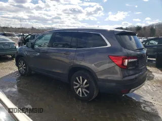 2019 Honda Pilot EX-L z VIN 5FNYF6H56KB067758, wystawiony jako Copart lot #45884515 z przebiegiem 104 662 mil mil oraz Szkoda całkowita • Salvage title. Historia ofert i sprzedaży dostępna na DreamBid. Obrazek 2.